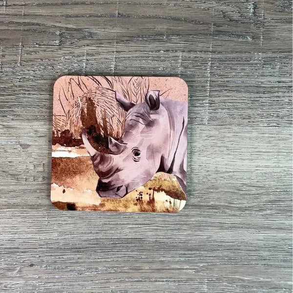 Coasters - African Wildlife (Set of 4) - Something From Home - South African Shop
