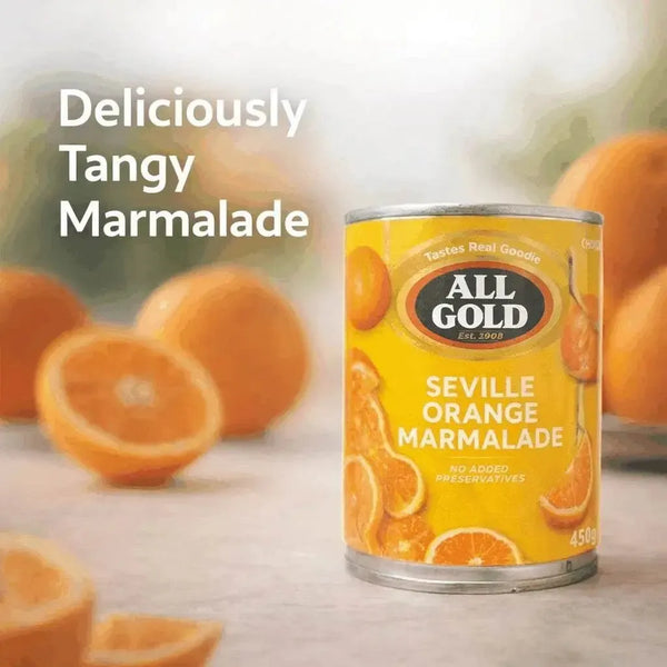 All Gold Seville Orange Marmalade 450g serving suggestion