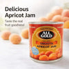 All Gold Smooth Apricot Jam 900g jar and apricot spread