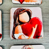 Coasters - Angles with Hearts (Set of 6) - Something From Home - South African Shop