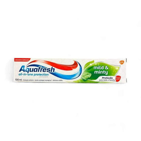 Aquafresh Mild & Minty all-in-one toothpaste 100ml box