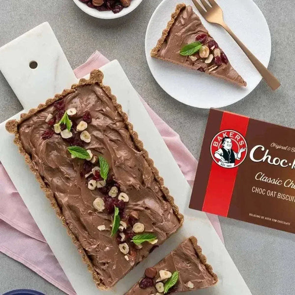 Bakers Chockits 1kg block bottom bag of original chocolate chips for baking and snacking