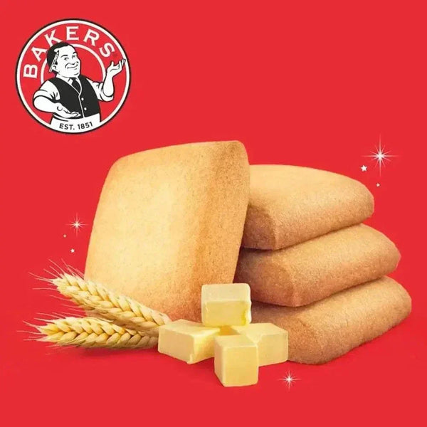 Bakers Eet-Sum-Mor shortbread biscuits 200g pack showcasing rich buttery texture and classic taste
