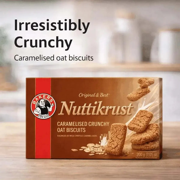 Bakers Nuttikrust Biscuits 200g promotional image