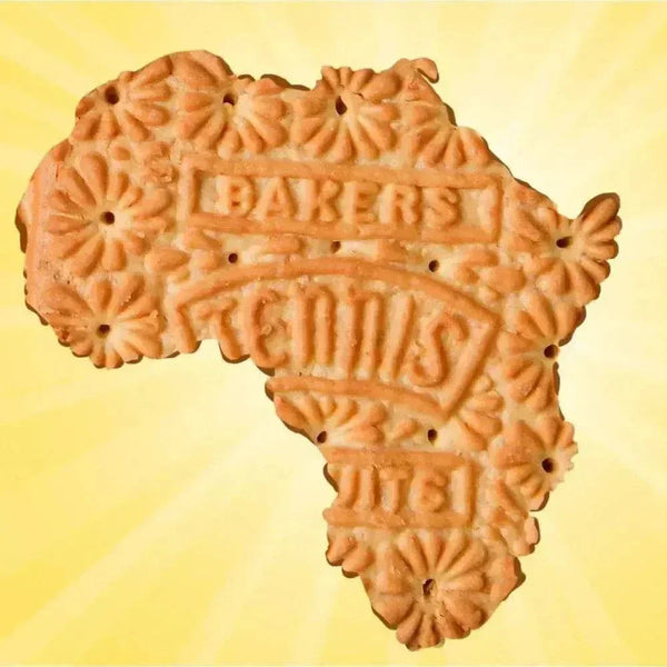 Pack of Bakers Tennis Biscuits 200g with classic coconut flavor and crispy texture for tea time and desserts