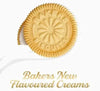 Bakers Tennis Doubles Coconut Biscuits with creamy filling and golden baked texture.