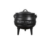 Best Duty Potjie 3-legged cast iron pot 1.2L with lid and handle for outdoor cooking