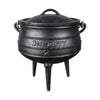Best Duty Potjie 6.0L cast iron 3-legged cooking pot with lid and handle for outdoor use