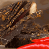 Sliced chilli flavour biltong made from premium air-dried beef with spicy seasoning in 500g pack