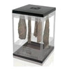 Mellerware Biltong Dryer with hanging rods, drying shelves, and continuous airflow for drying biltong and fruit.