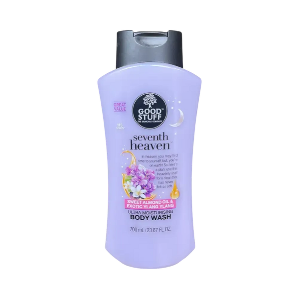 Good Stuff Seventh Heaven Ultra Moisturising Body Wash 700ml with Sweet Almond Oil and Ylang Ylang