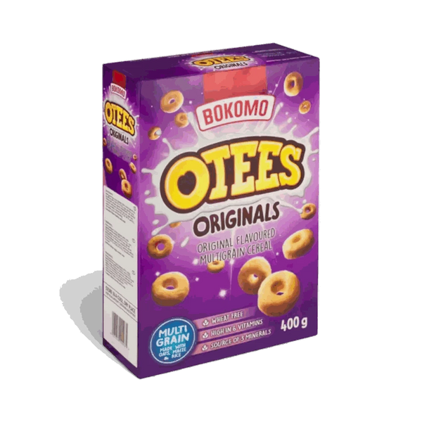 Bokomo Otees Original multigrain cereal 400g wheat-free high vitamin box