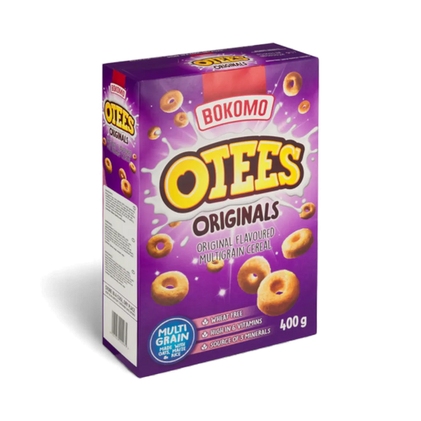 Bokomo Otees Original multigrain cereal 400g wheat-free high vitamin box
