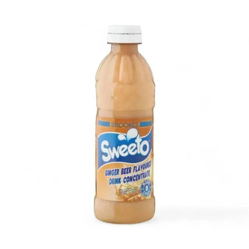 Brookes Sweeto Concentrate Gingerbeer 200ml bottle with spicy and refreshing ginger flavor