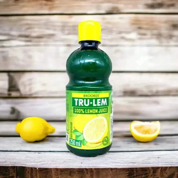 Brookes Tru-Lem 500ml bottle with natural citrus extracts for versatile cooking and produce preservation