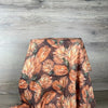 Scarf - Brown with Orange Proteas - Something From Home - South African Shop