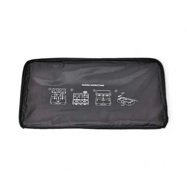 Portable CADAC 2 Cook 3 Pro Deluxe gas barbecue with dual burners and ceramic-coated cooking plates for outdoor grilling and frying