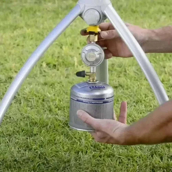 Portable CADAC Skottel Braai outdoor cooker with NZ gas compliance and 46cm grill size