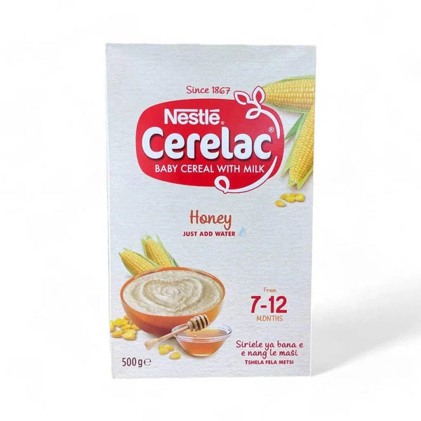 Nestle Cerelac Baby Cereal with Milk and Honey 500g pack for infants 7-12 months