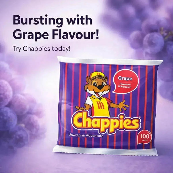 Chappies Bubblegum - Grape (100Pcs) 400g Facebook Ad