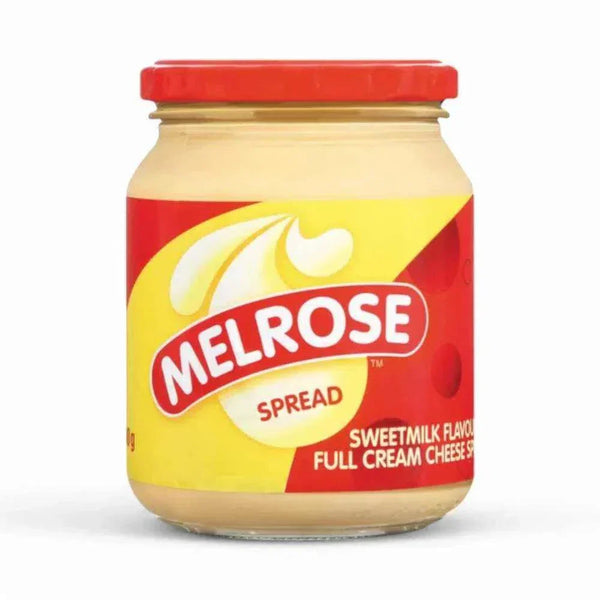 Melrose Cheese Spread Sweet Milk 400g jar with creamy, rich texture and subtle sweet milk flavor.