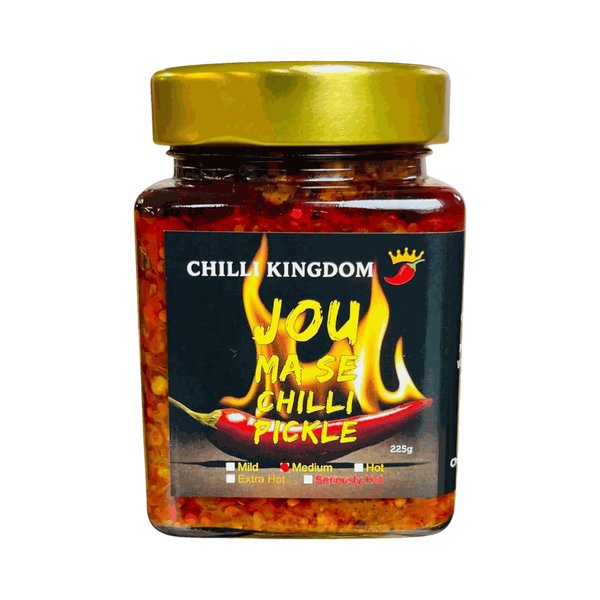 Chilli Kingdom Jou Ma se Chilli Pickle medium heat South African-style 225g jar