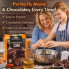 Ina Paarman’s 650g Chocolate Cake Mix box with rich chocolate flavor, moist texture, and versatile baking options