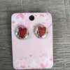 Stud Earrings - Circle Faith, Hope and Love - Something From Home - South African Shop