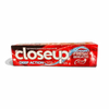 Closeup Deep Action Red Hot Toothpaste 125g tube with bold cinnamon flavor and deep cleaning action
