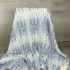 Scarf - Cream with Blue Pattern - Something From Home - South African Shop