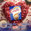 Cremora Coffee Creamer 750g with 2x375g packets, creamy, low-fat, and sugar coffee additive