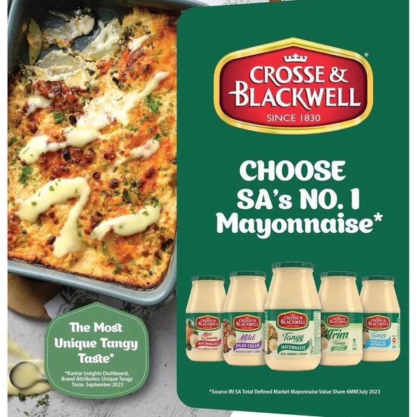 Crosse & Blackwell Mayonaise (Tangy) 750g from South African Shop in New Zealand – Something From Home.