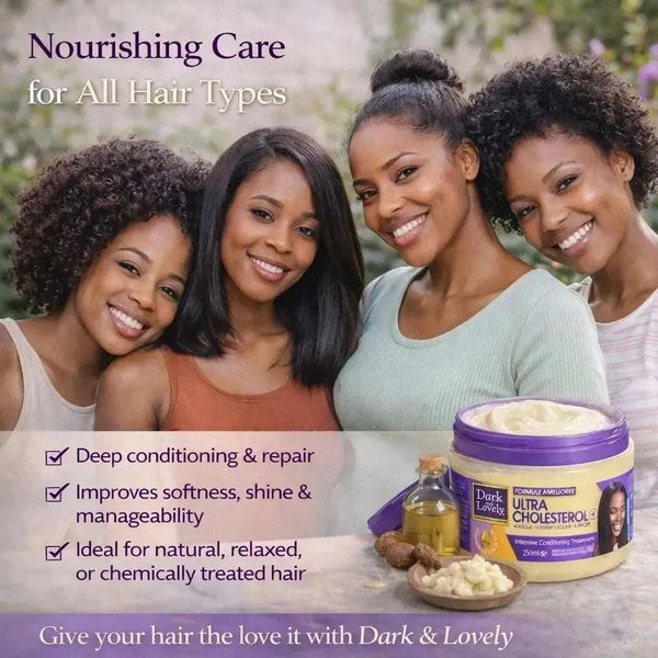 Dark & Lovely Ultra Cholesterol 250ml deep conditioning hair treatment for damaged hair