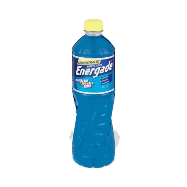 Energade Sports Drink Concentrate blueberry flavor 750ml bottle for hydration and electrolyte replenishment