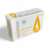 Epimax Hypoallergenic Glycerine Soap Bar 150g packaging, suitable for sensitive skin, fragrance-free.
