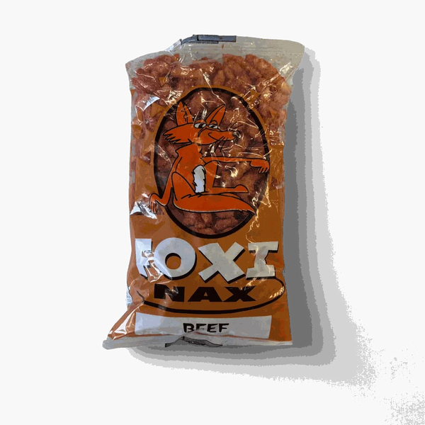 Foxi Nax Beef 75g crunchy maize snack with savory beef flavor in South African packaging