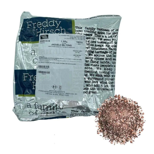 Freddy Hirsch Biltong Jagveld Biltong 1kg (Seasoning ONLY) from South African Shop in New Zealand – Something From Home.