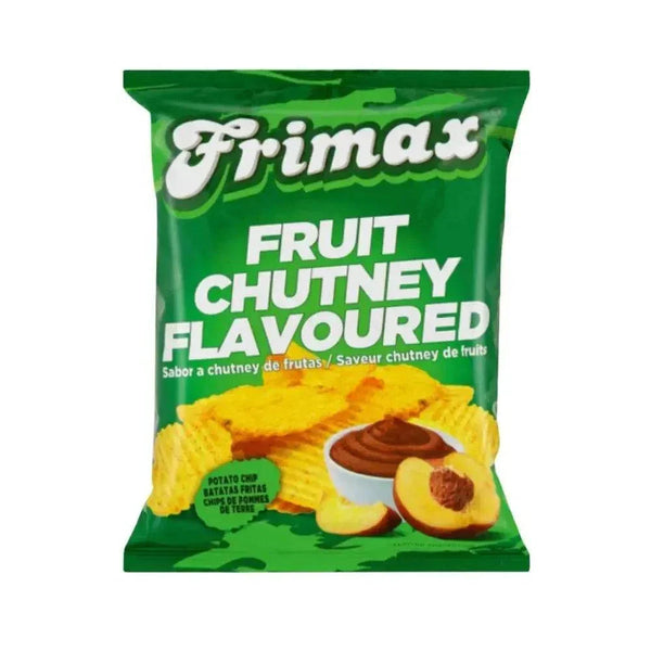 Frimax Potato Chips Fruit Chutney flavor 125g pack with sweet and tangy taste
