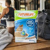 Futurelife High Protein Chocolate 500g with post-workout chocolate shake and gym bag