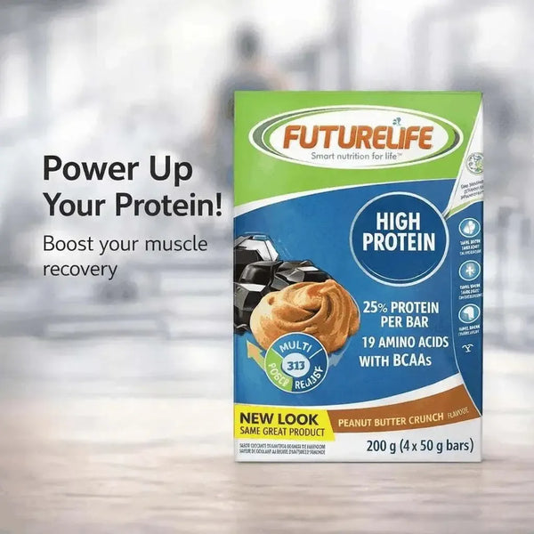 Futurelife Energy High Protein Peanut Butter Crunch - (4x50g bars) Facebook Ad