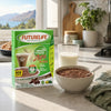 Futurelife Zero Chocolate 500g instant cereal served in a sunny New Zealand kitchen