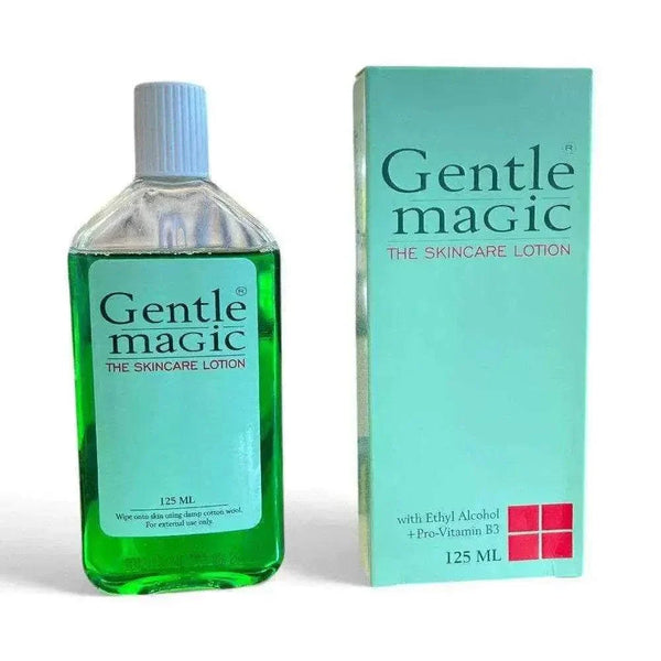 Gentle Magic skincare lotion 125ml with herbal extracts and Pro-Vitamin B3 for deep cleansing and radiant skin