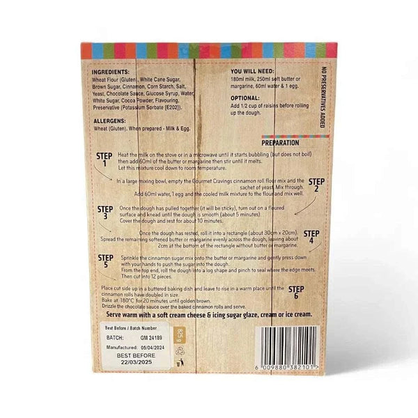 Gourmet Cravings Cinnamon Rolls (Chocolate) - 825g - Something From Home - South African Shop