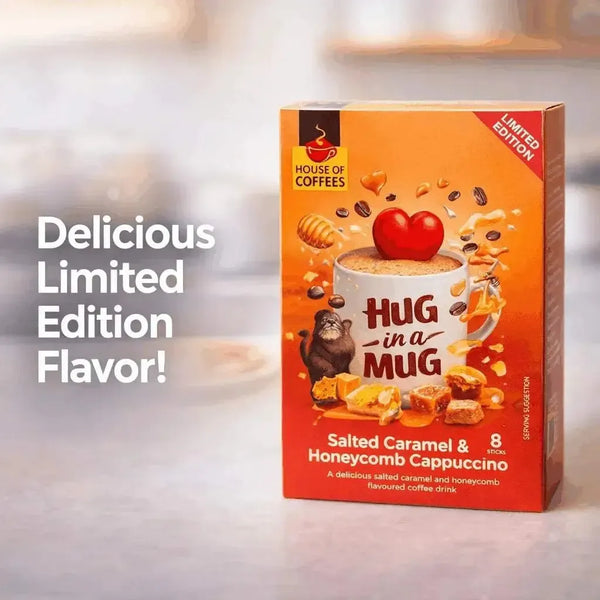 Hug-in-a-Mug - Salted Caramel & Honeycomb Cappuccino (8 x 24g) Facebook Ad