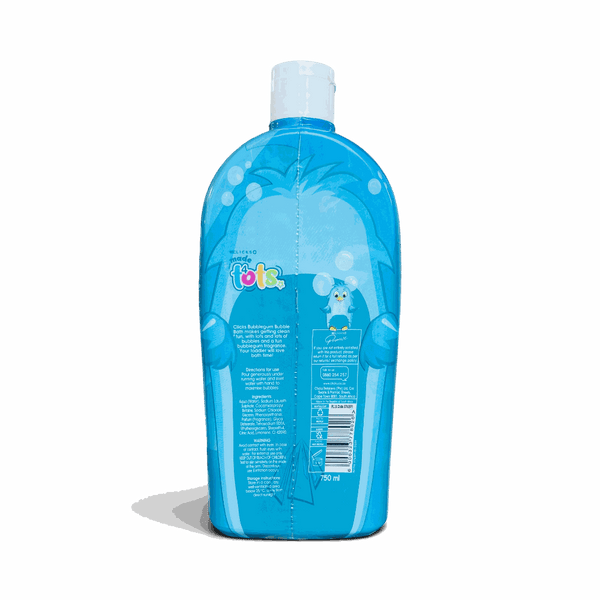 Clicks Made 4 Tots Bubblegum Bubble Bath 750ml bottle with playful bubblegum scent and rich bubbles for kids baths
