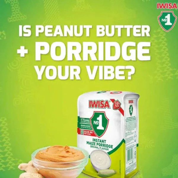 IWISA Instant Maize Porridge (Original) - 1kg, South African Breakfast Solution.