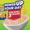 IWISA Multigrain Instant Porridge Strawberry flavor ad highlighting "One Bowl, 3 Grains" benefits with vibrant imagery.
