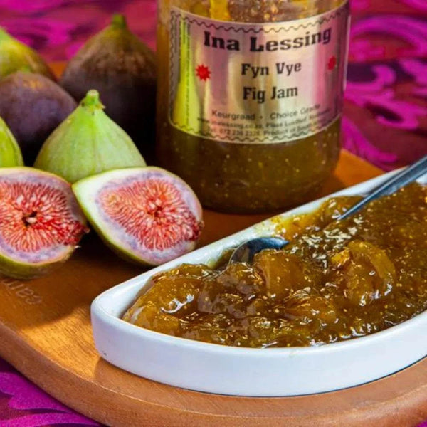 Ina Lessing Fig Smooth Jam 410ml from South African Shop in New Zealand – Something From Home.