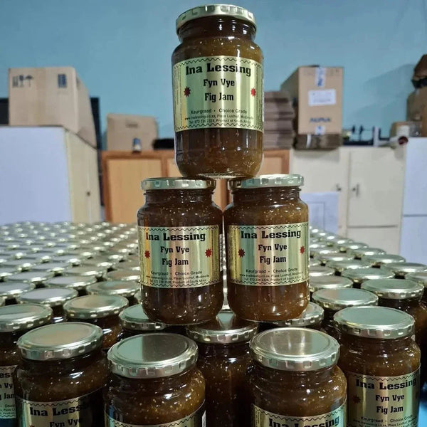 Ina Lessing Fig Smooth Jam 500g jar with rich smooth fig spread