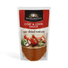 Ina Paarman Sundried Tomato Coat & Cook Sauce pouch, 200ml, rich Mediterranean flavors.